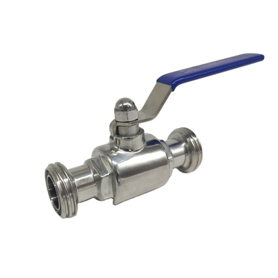 Robinet à tournant sphérique fileté sanitaire d'acier inoxydable de robinet à tournant sphérique de manière de la Chine 3